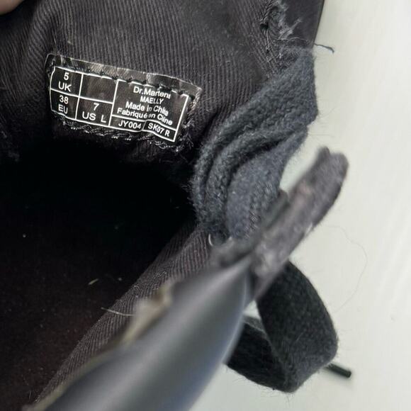 Dr. Martens Maelly padded collar shoes high top sneaker size 7 women’s black - Picture 8 of 11